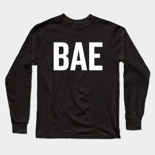 Bae (White) Long Sleeve T-Shirt